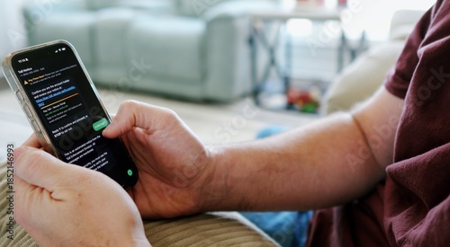 SMS Tolls Scam Text Simulation Concept - Smishing Attacks Threaten Action for Unpaid Tolls to Collect Sensitive Information and Financial Data Concept