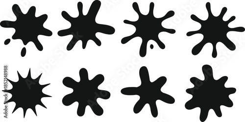 paint splashes forming a festive