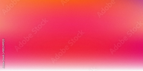 Vibrant pink and orange gradient background with subtle grain texture