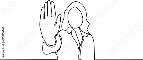 Person raising hand in classroom Vector