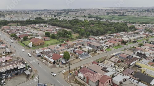 Drone flies from Morris Isaacson High School to  Credo Mutwa Cultural Village, Soweto, South Africa
