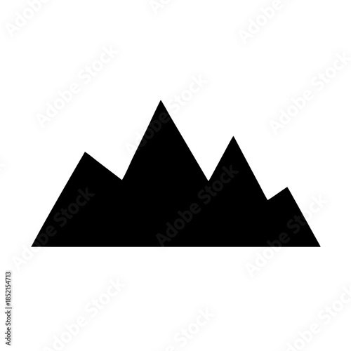 Mountain range silhouette