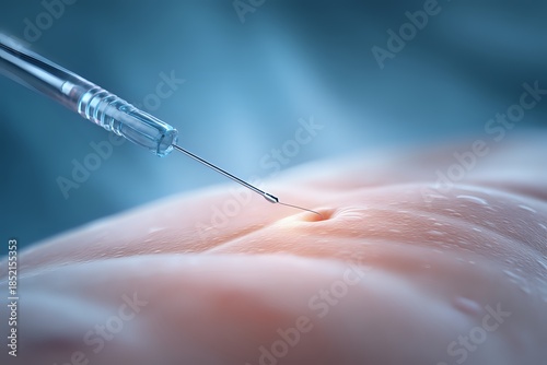 Precise Laparoscopic Port Access: Medical Illustration Detail