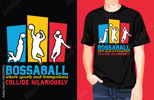 Bossaball t-shirt design