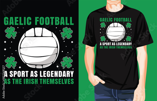 Gaelic football legendary sport t-shirt design