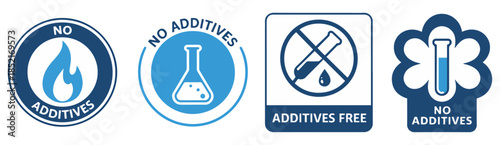 no additive free food product icon