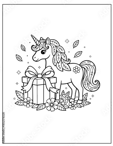 Magical Unicorn Coloring Pages for Kids
