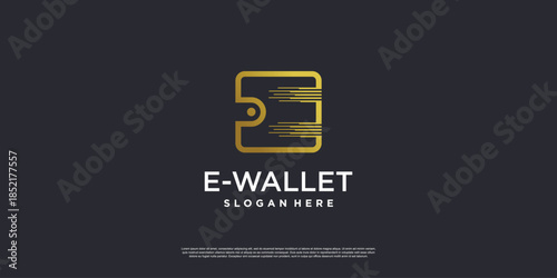 Crypto wallet logo with modern creative element Premium Vector part 2