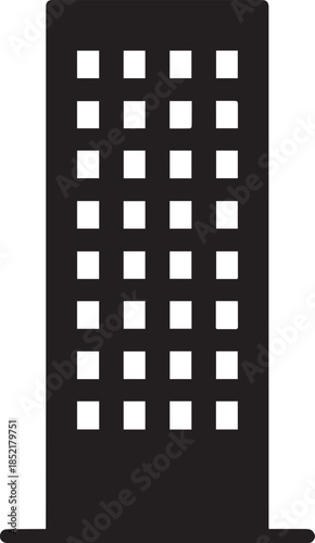 Modern high-rise building