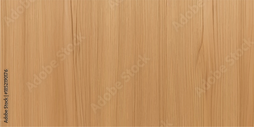 Natural brown timber grain pattern vector design featuring a textured oak wood panel surface for a professional hardwood board background or rustic table desk backdrop