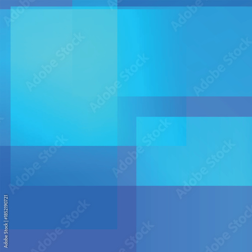 Trendy abstract minimal geometric blurred background. Smooth vector illustration for template, posters, card, banner. Blue elements with fluid dynamic gradient.