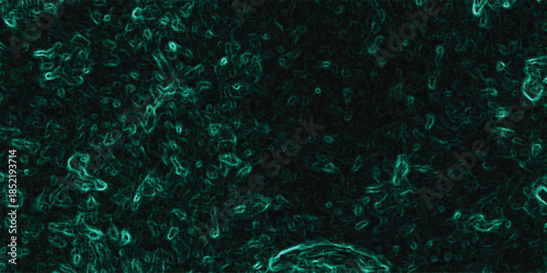 Teal Green Abstract Organic Texture with Scattered Circular Forms and Textured Surface background