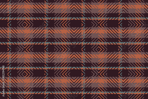 Color twill scotland textile seamless pattern. Fabric texture check tartan plaid. Abstract geometric background for cloth, card, fabric. Monochrome graphic repeating design. Modern squared ornament.