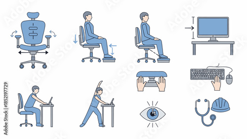Optimal Office Ergonomics Setup, Posture, and Health Tips for Productive Work