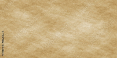 Aged vintage parchment with a grungy brown paper texture and stained antique pattern provides a blank retro backdrop for weathered sheet designs. tan, page, wallpaper, wall, grungy, worn
