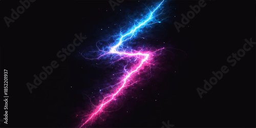Futuristic abstract blue background featuring glowing fractal lines and energy waves in a motion design with a technology shine and starry space texture for a sleek digital wallpaper backdrop