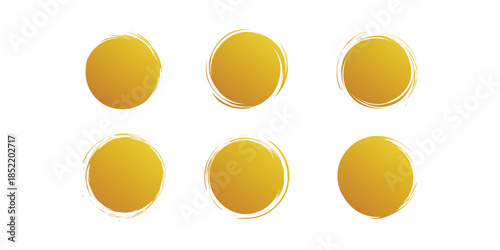 Golden brush vector with creative unique concept Premium Vector part 2