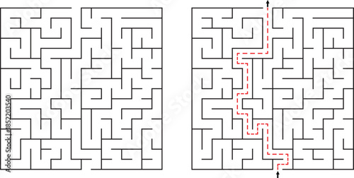 Simple Maze Game Solution