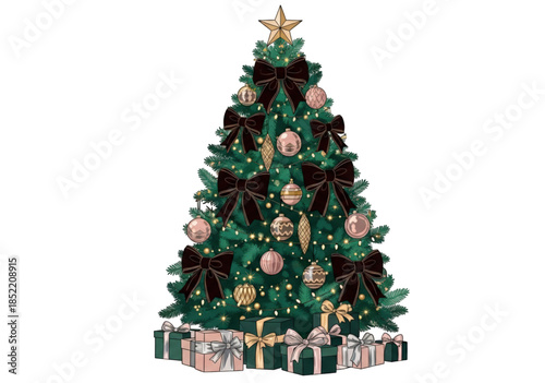 set of pizza labels, Christmas and snowman