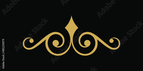 scout logo design, sword logo template, scout badge graphic vector template