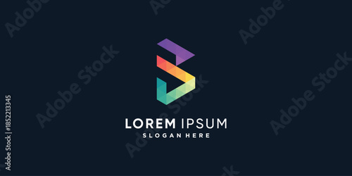 Letter B logo collection with modern style Premium Vector part 3