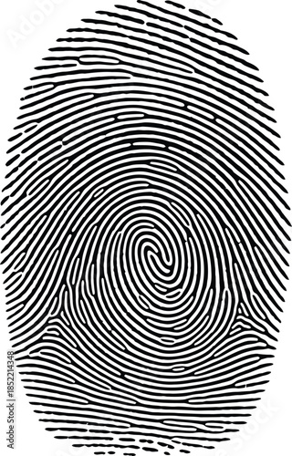 Unique fingerprint pattern