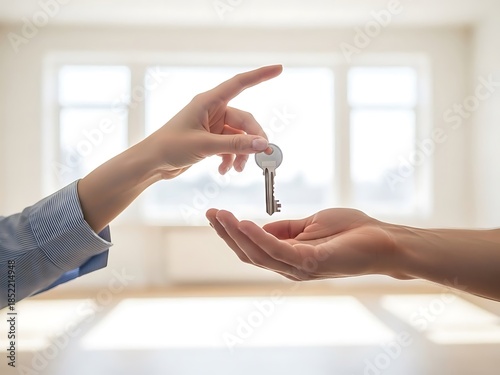 Handing over house keys