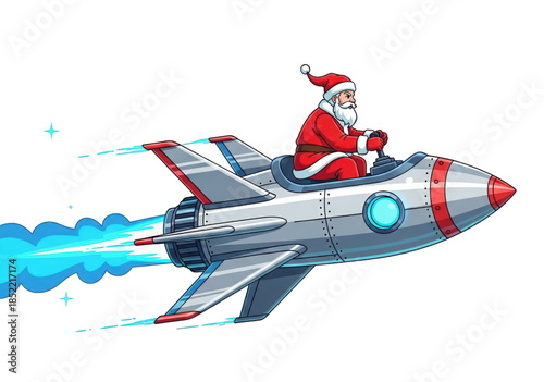 set of pizza labels, Christmas and snowman