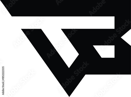 Letter VB minimalist logo