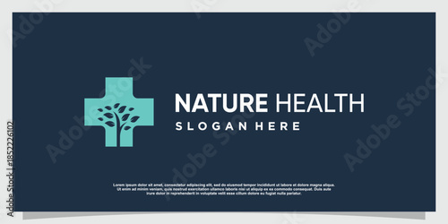 Medical logo with modern creative element Premium Vector part 5