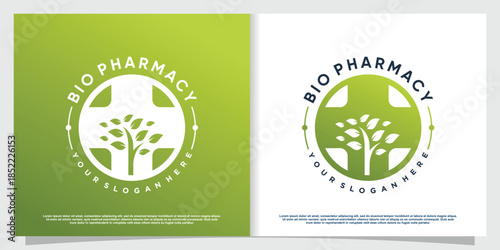Medical logo with modern creative element Premium Vector part 6