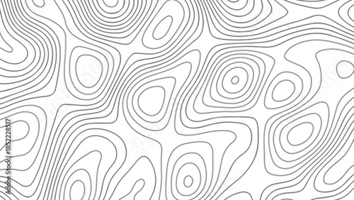  White topographic map patterns, geographic line World map with elevation assignments. Vector illustration. wave Line topography map contour background.