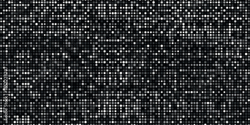 Light multicolor background, black and white vector texture with circles. Splash effect banner. Glitter silver dot abstract illustration with blurred drops of rain. Pattern for banner, poster, card.