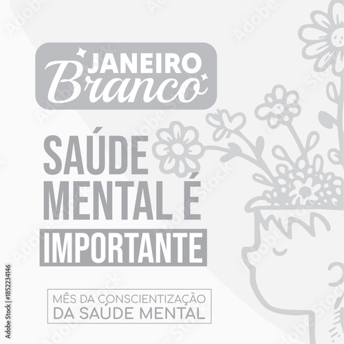 This January White Campaign art kit was created to promote mental health awareness and emotional well-being. Social media posts, printed materials, educational campaigns, schools, clinics, therapy off