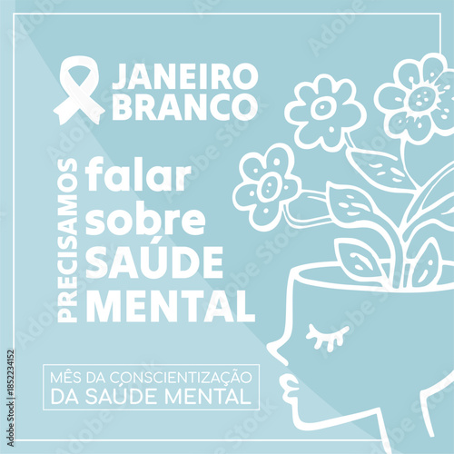 This January White Campaign art kit was created to promote mental health awareness and emotional well-being. Social media posts, printed materials, educational campaigns, schools, clinics, therapy off