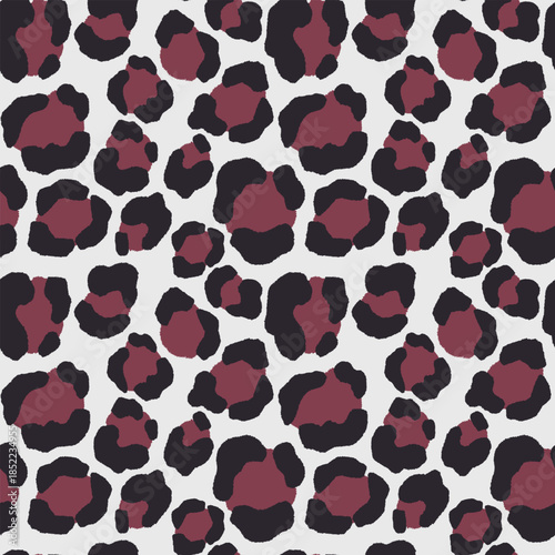 Abstract modern leopard seamless pattern. Animals fashion trendy background. Color decorative vector illustration for print, fabric, textile. Modern ornament of stylized skin.
