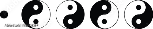 Yin Yang Symbol Sequence A Journey from Dot to Duality