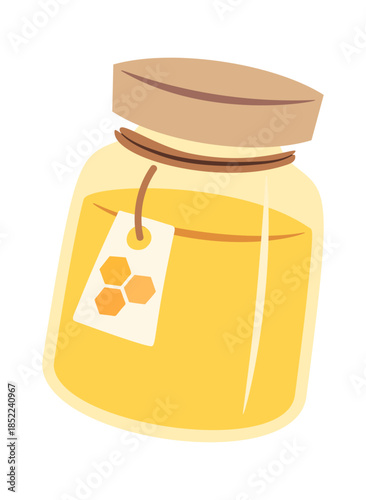 Sweet honey jar organic product