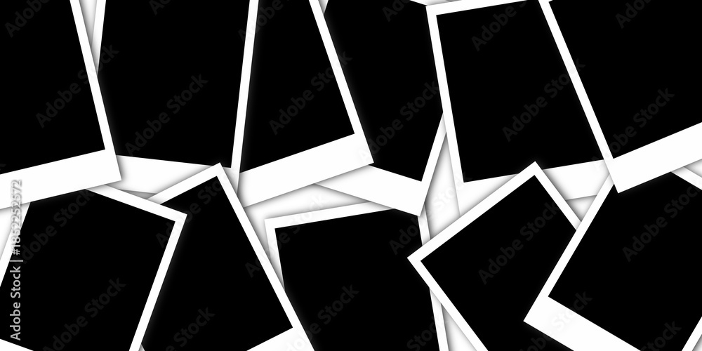 Quadro em tela Photo frames banner