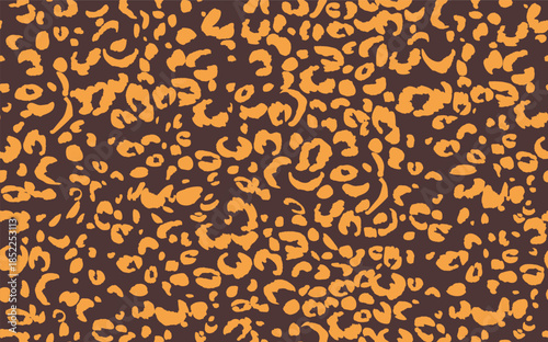 Abstract modern leopard seamless pattern. Animals trendy background. Color decorative vector stock illustration for print, card, postcard, fabric, textile. Modern ornament of stylized skin.