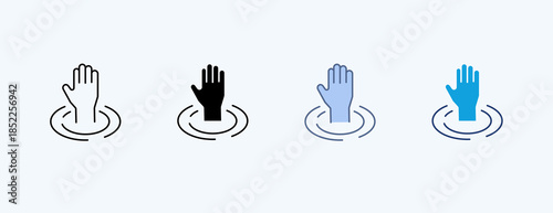 Need Help Multiple Icon Illustration Vector