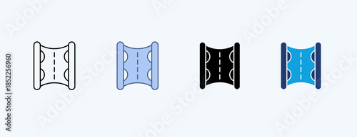 Stretchher Multiple Icon Illustration Vector