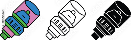 Colorful and monochrome 250 pin connectors in style electrical connector blue