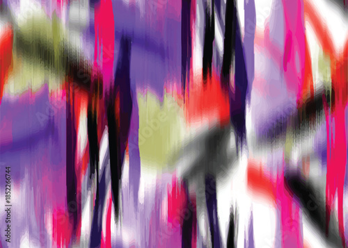 Full Seamless dreamy watercolor shibori tie dye pattern in purple, magenta and hot pink shades. Flowing print background for women dress fabric, boutique fashion textiles and accessories.