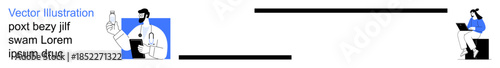 Telehealth, online work, remote services, digital communication, healthcare access, technology solutions. A healthcare professional and a remote worker connected digitally. Telehealth and online work