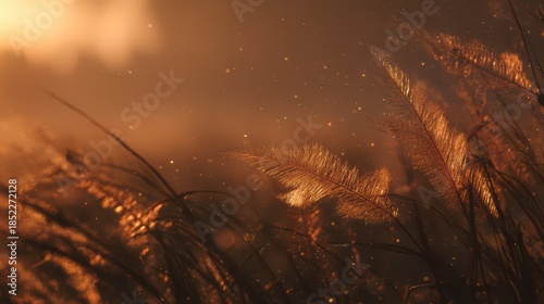 Feathers glow in New Year’s golden light