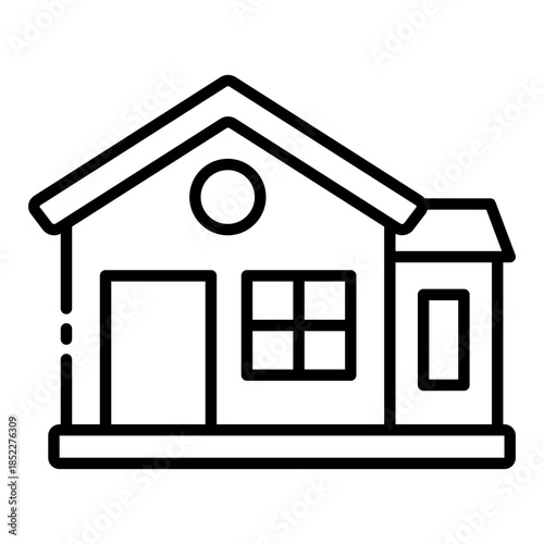 house icon. home property. architecture residence used in real estate