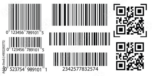 Professional Barcode Price Label and Scanner Icon for Retail Shop