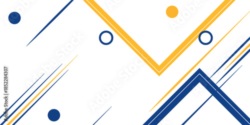 blue and yellow abstract geometric background vector illustration.eps.10.