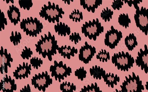 Abstract modern leopard seamless pattern. Animals trendy background. Color decorative vector stock illustration for print, card, postcard, fabric, textile. Modern ornament of stylized skin.